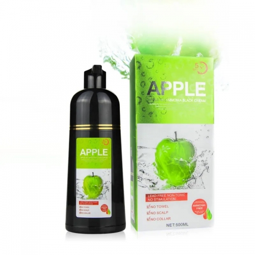 MOKERU apple Hair Dye Shampoo Long Lasting Natural Brown Hair Color Shampoo Professional Magic Color Hair Dye